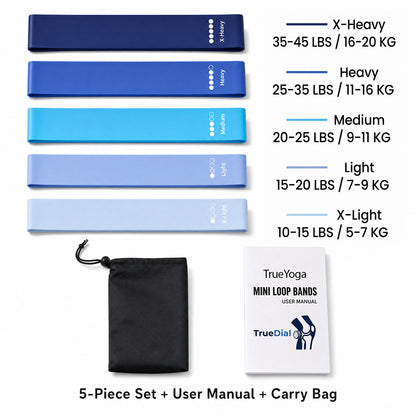 TrueYoga Knee Bands