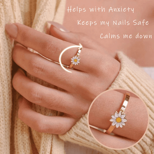 Anxiety Daisy Ring